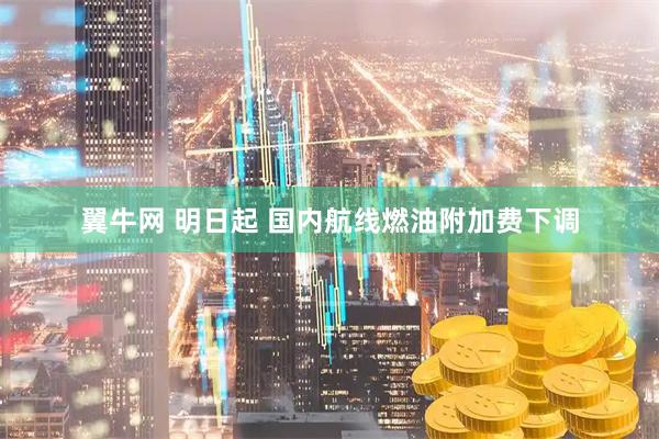 翼牛网 明日起 国内航线燃油附加费下调